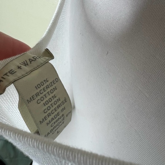 White + Warren White Tank Top - Picture 4 of 7